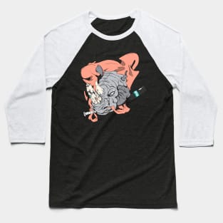 White Rhino Baseball T-Shirt